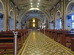 Church interior in 2014