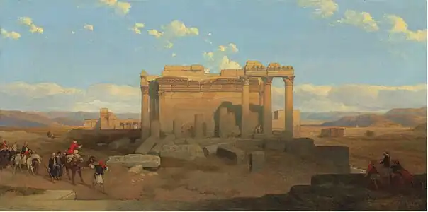 The Ruins of the Smaller Temple at Baalbec by David Roberts