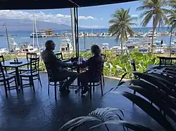 The SEASCAPE restaurant.