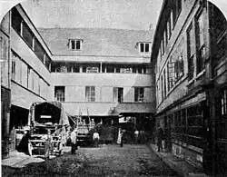 rear of Inn and coach yard, 1889