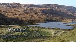 The abandoned township of Stiomrabhaigh looking North West