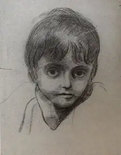 Thomas Barker, portrait of his son Thomas Jones Barker, c. 1820, Victoria Art Gallery