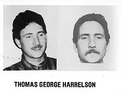 Thomas George Harrelson FBI Most Wanted Poster