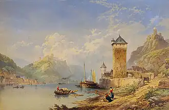 St. Goarshausen, by Thomas M. Richardson