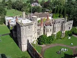 The castle from the top of St Mary's Church tower