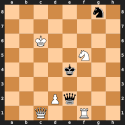 Animated image showing the moves of the chessmen