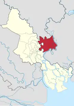 Location within Ho Chi Minh City