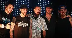 Tihuana in 2009. From left: Román Laurito, Egypcio, Fernando Baía, Léo Stuart, and PG