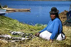 Back on the floating island with the catch