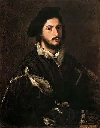 Titian Portrait of Vincenzo Mosti. 85 × 67&nbsp;cm.