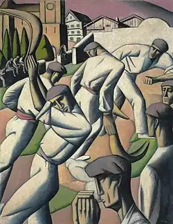 Tobeen, 1912, Pelotaris, oil on canvas, 147.5 x 115.5&nbsp;cm