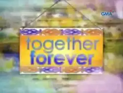 An image of a hanging sign. The series title is displayed on the center of the image. The logo of GMA Network is displayed on the upper right side of the image.