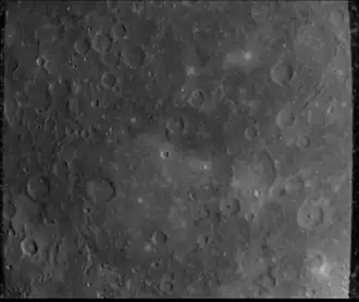 Mariner 10 image with Tolstoj at bottom