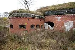 Ruins of caponier of Fort XII ("Władysław Jagiełło")