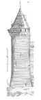 North-west tower of the castle by Eugène Viollet-le-Duc