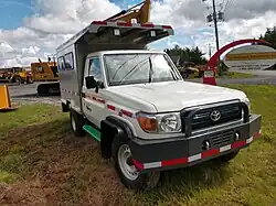 J70 Toyota Land Cruiser used for mining purposes.