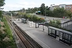 Aerial view of the platform
