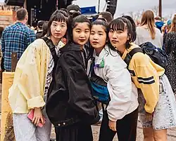 Chai in 2019. From left to right: Yuuki, Mana, Kana, and Yuna.