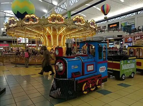 Inside Albrook Mall's main food court