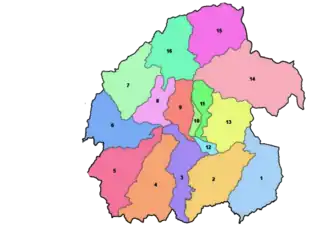 Ward divisions of Triyuga