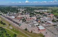 Aerial view of Truro in 2025