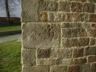 The legendary dimples left by the hands of Devil Boruta