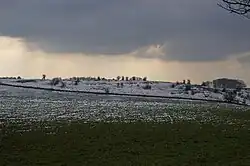 Bowl barrow 550&nbsp;m south of Bristol Plain Farm: part of a linear round barrow cemetery