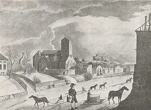 Turku in the winter of 1827, only a few months afterwards