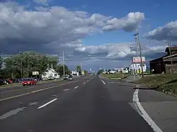 Suburban development on U.S. Route 224