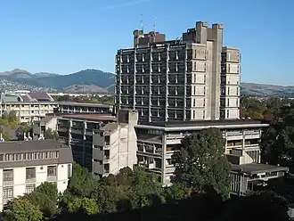 Puaka-James Hight, home to the University of Canterbury Central Library and centrepiece of the University's Ilam campus.
