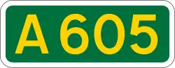 A605 shield