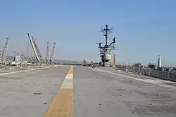 Flight deck and the island