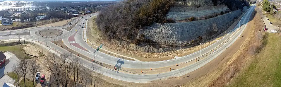 US 14-61 roundabout in La Crosse