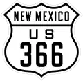 U.S. Highway 366 marker