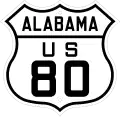 US&nbsp;80 route marker