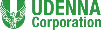Green logo consisting of a Pegasus superimposed on a "U" with the name of the corporation on its right