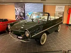 An Amphicar at the Ulster Folk and Transport museum, Northern Ireland.