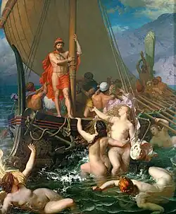 Ulysses And The Sirens by Léon Belly