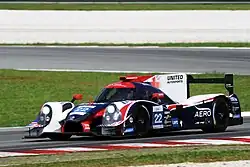 The No. 22 car of United Autosports at the 2019 4 Hours of Sepang