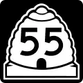 State Route 55 marker
