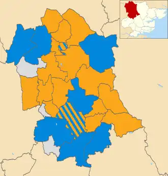 2003 results map