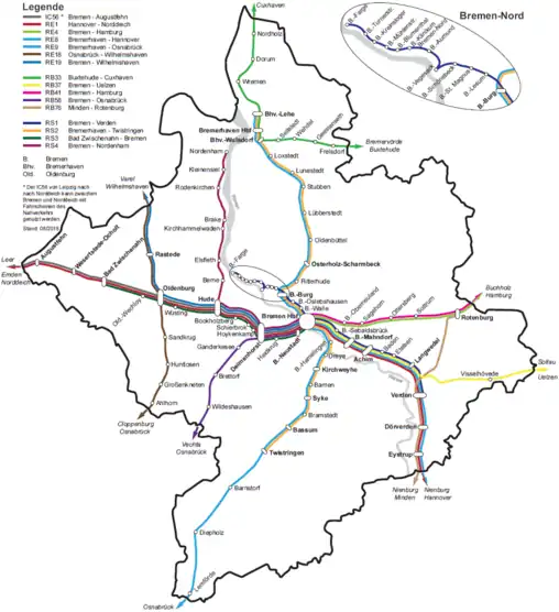 Regional rail in the VBN area
