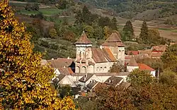 Valea Viilor (German: Wurmloch) Lutheran medieval fortified church