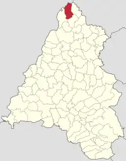 Location in Bihor County