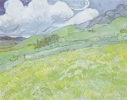 Mountainous Landscape Behind Saint-Rémy, June 1889, Ny Carlsberg Glyptotek, Copenhagen (F611 )