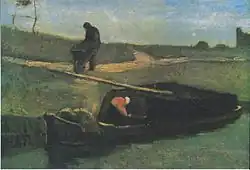 Peat Boat with Two Figures, 1883, Drents Museum, Assen, Netherlands (F21)