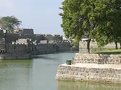 Vellore Fort Moat, in Tamil Nadu, India