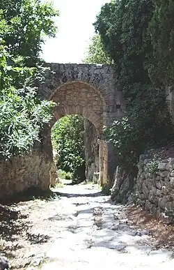 Roman gate on the Via Clodia