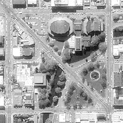 Victoria Square Aerial Image 1980s