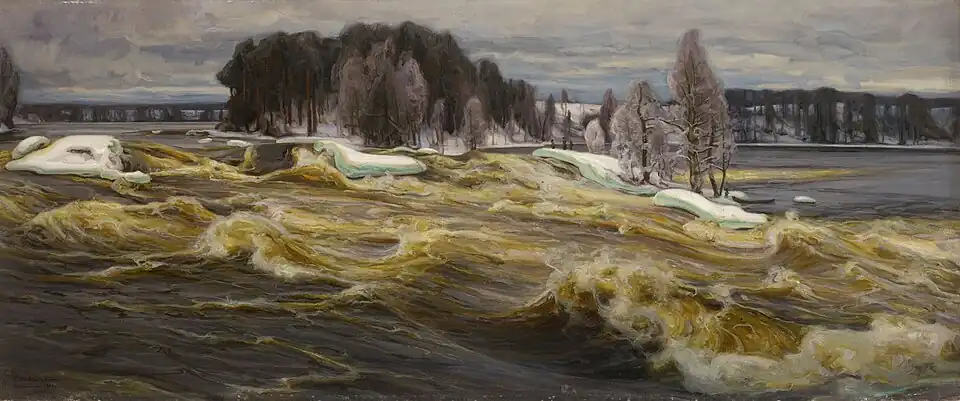 Vallinkoski Rapids, 1917